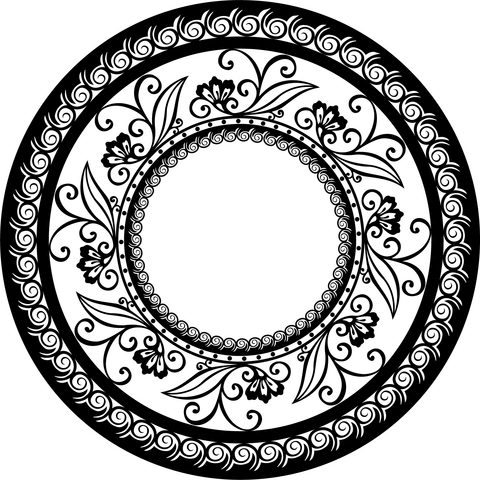 Mandala From Circle Mandalas Coloring Page